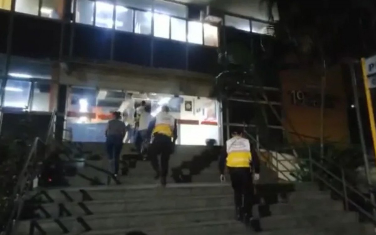 Jiyang Yu foi preso em flagrante por agentes do Segurança Presente e levado para a 19ª DP (Tijuca) - Reprodução/TV Globo