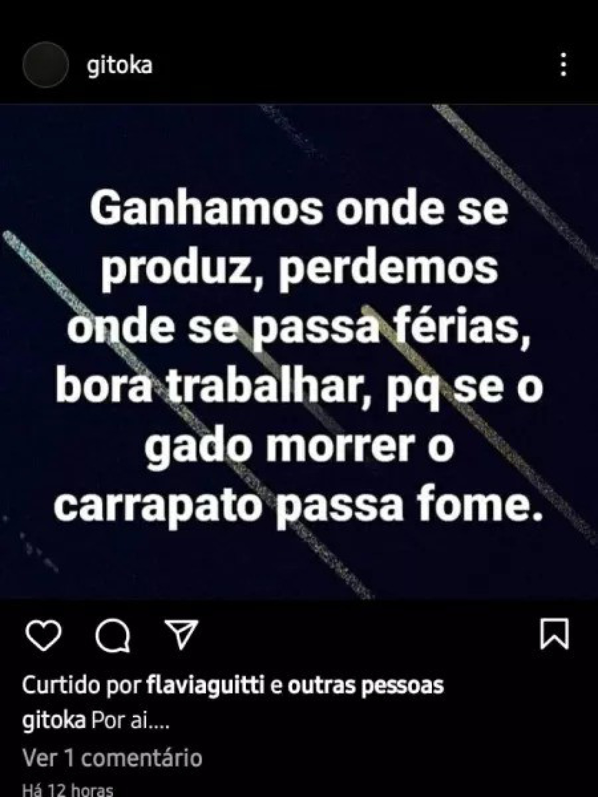 Post feito pelo perfil pessoal de &Acirc;ngela Machado