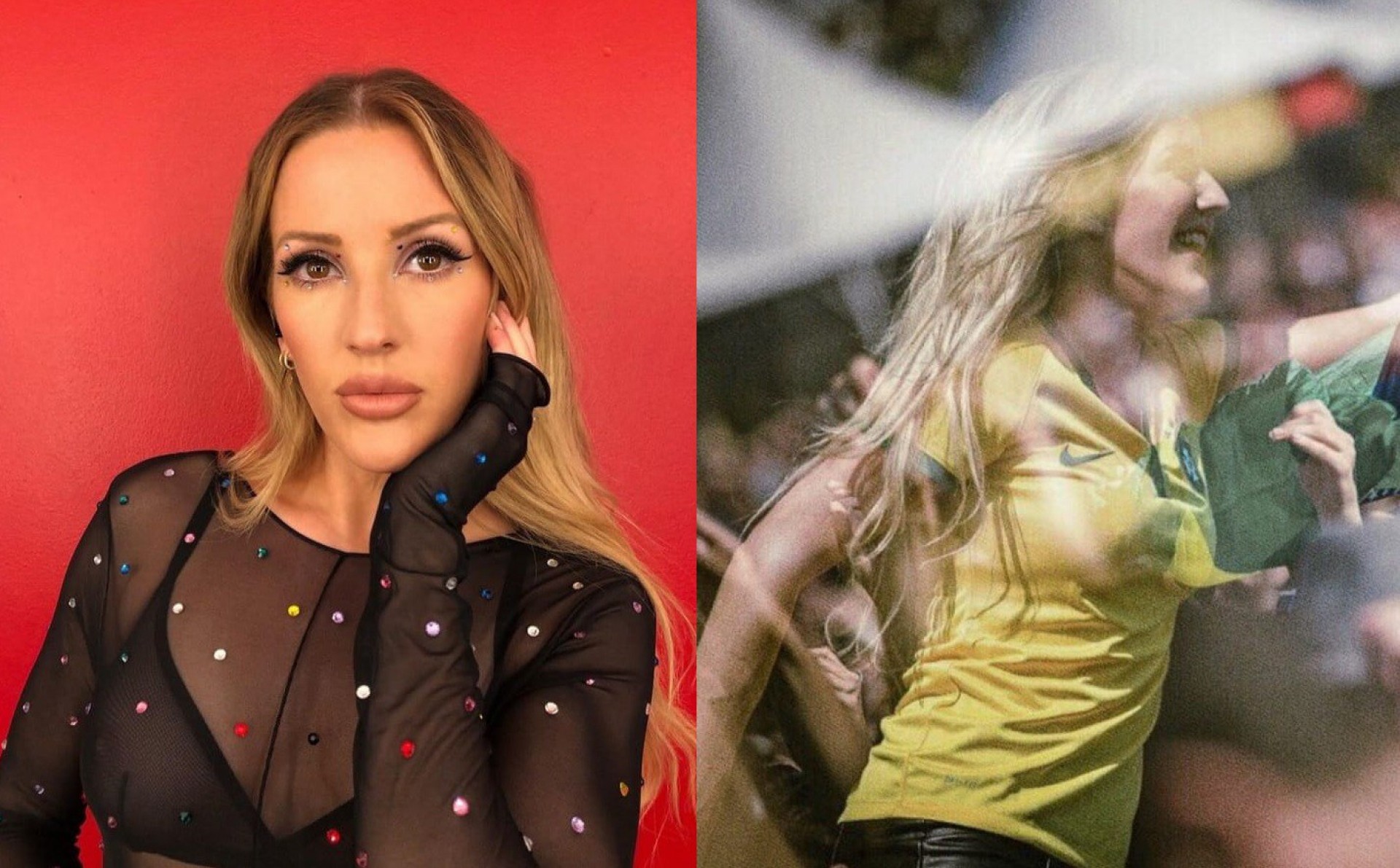 Ellie Goulding negou apoio a Bolsonaro após posar com camisa da seleção  - Reprodução/Instagram