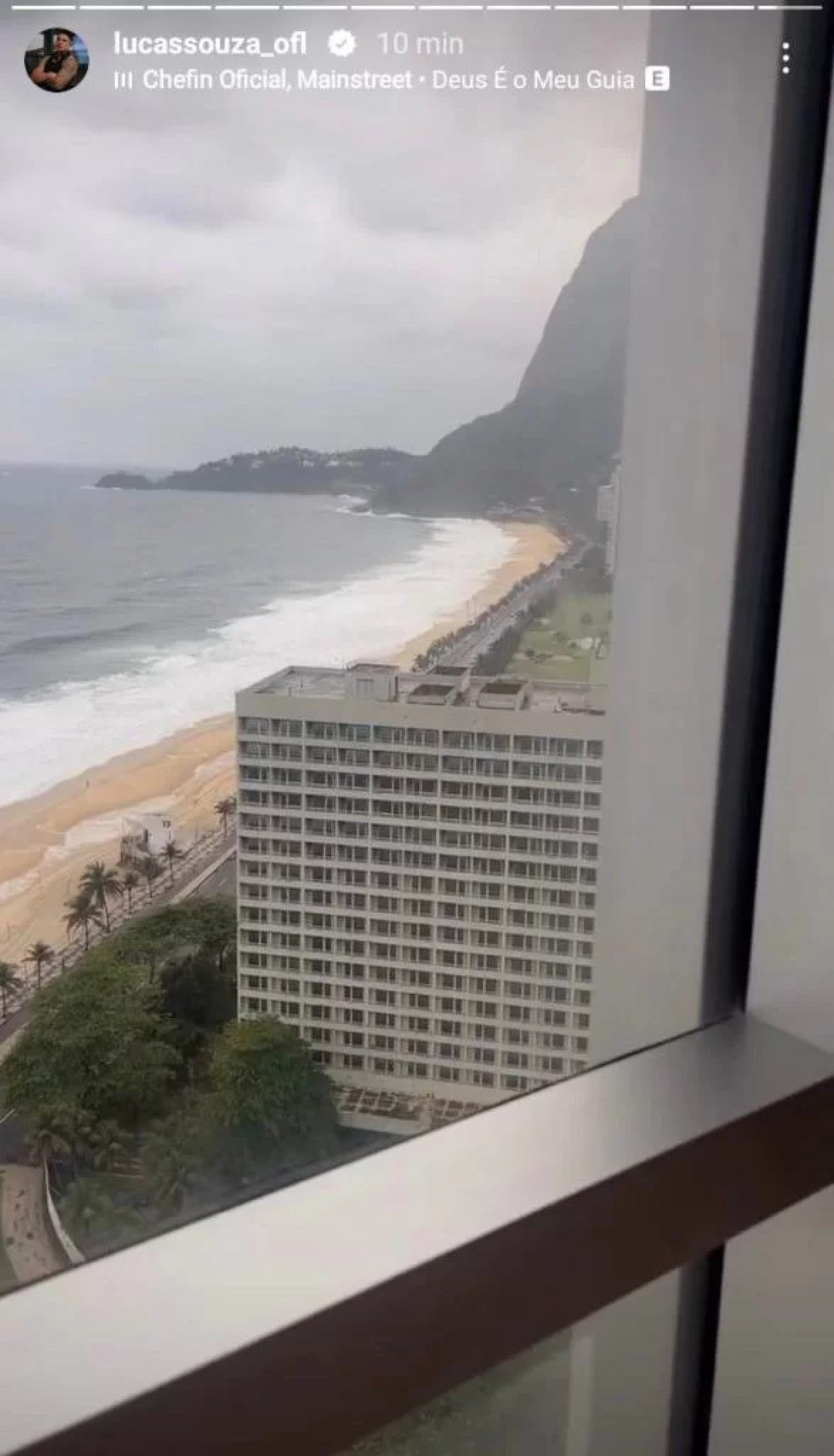 Lucas Souza, ex-marido de Jojo Todynho, e Liziane Gutierrez postam stories da mesma janela - Reprodução/Intagram