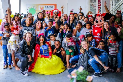 Usuários e familiares celebram Dia das Crianças no Capsi de Belford Roxo
