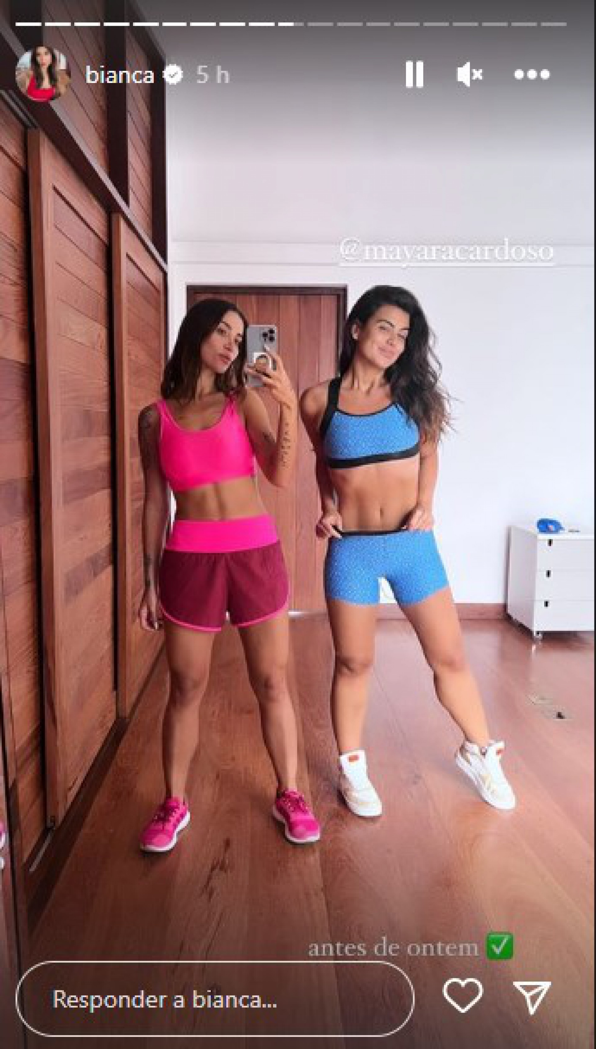 Bianca Andrade exibe corpão e partes de seu treino - Reprodução Internet