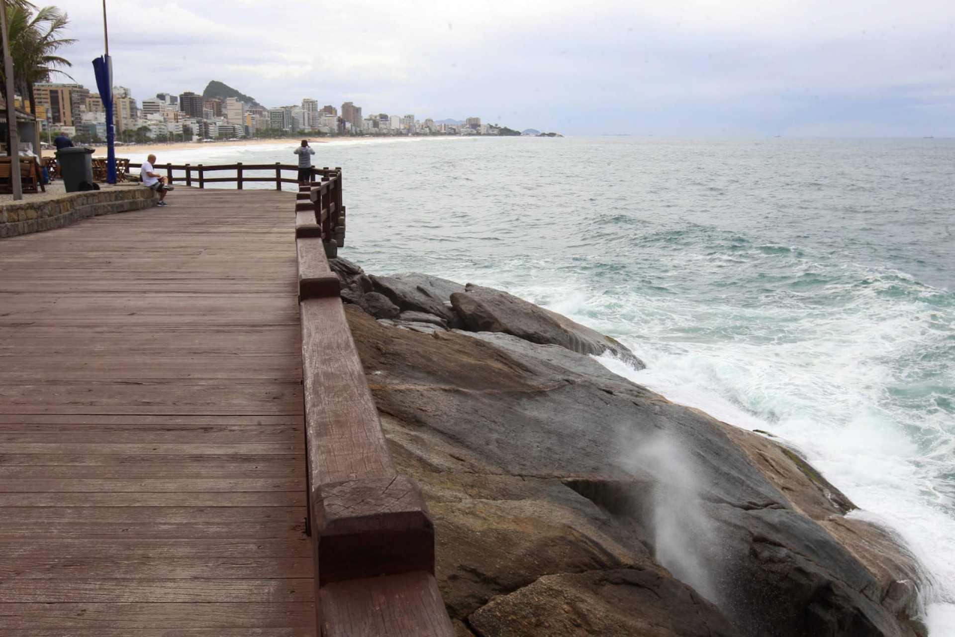 Clima segue frio e nublado em toda a cidade do Rio - Reginaldo Pimenta/Agência O Dia