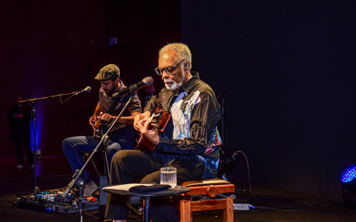 Gilberto Gil faz show em evento beneficente  - Marcelo Sá Barretto / Agnews