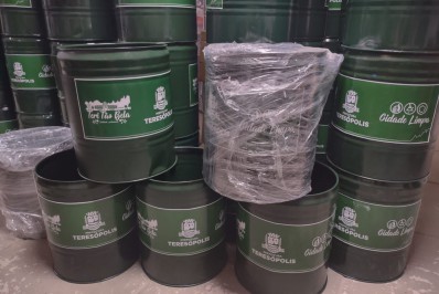 500 novas lixeiras na cidade