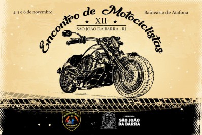 12º Encontro de Motociclistas movimenta Balneário de Atafona com participantes de diversos estados