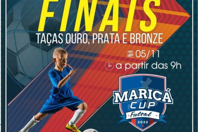 As finais do Maricá Cup de Futsal acontecem neste sábado (05/11) na Arena Flamengo