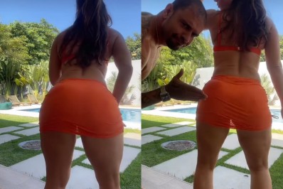 Paolla Oliveira rebola e ganha tapa no bumbum de Diogo Nogueira