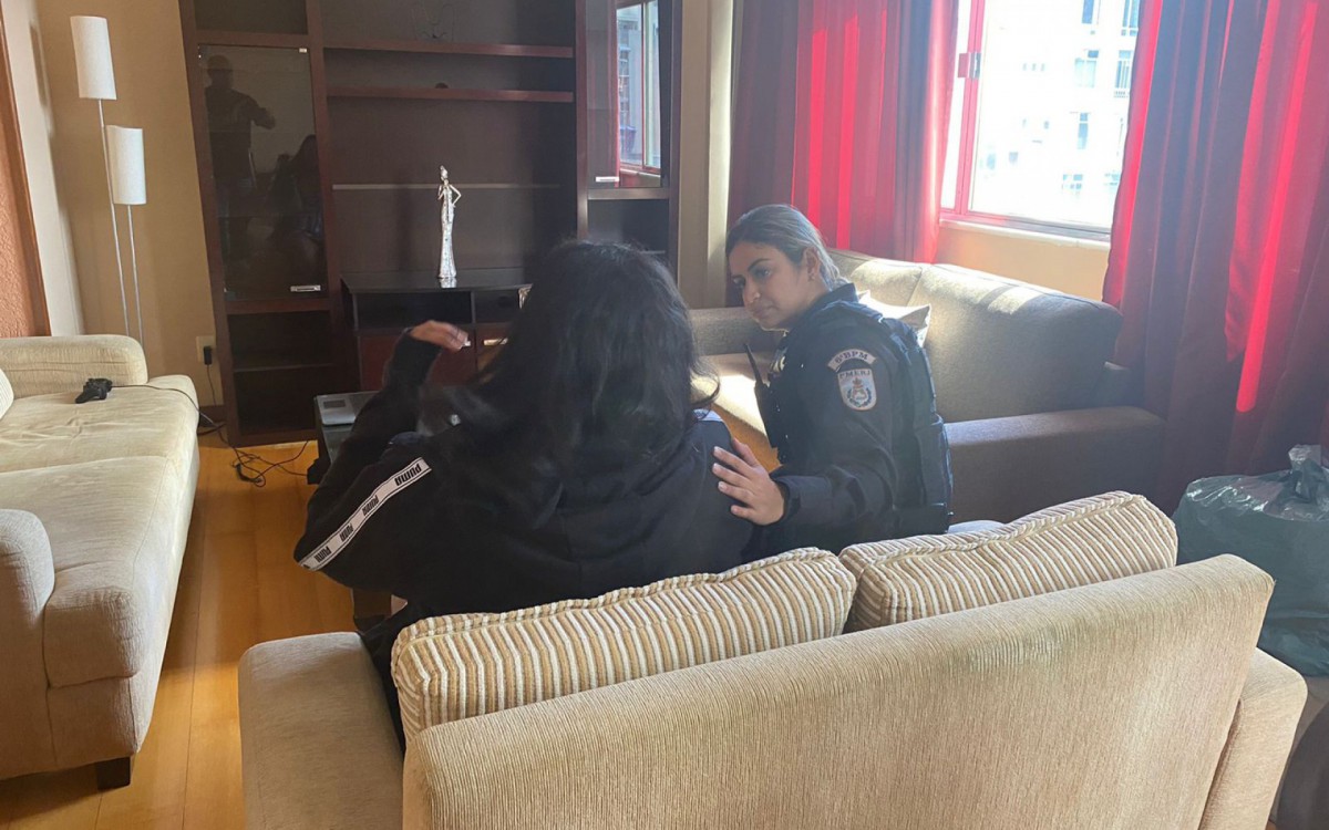 A PM prestou assist&ecirc;ncia a v&iacute;tima 