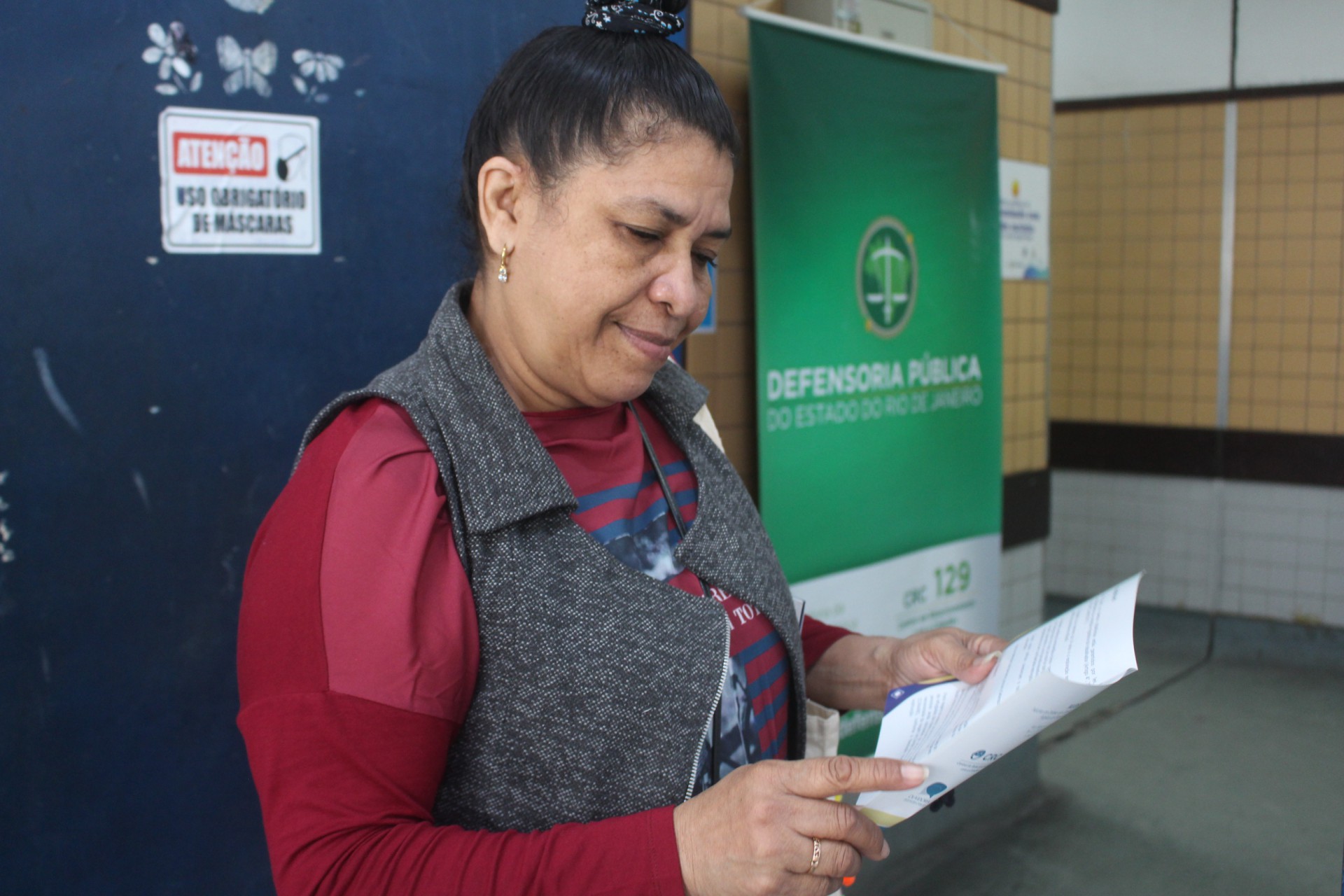 Defensoria Pública Estado do Rio de Janeiro realizou mutirão para auxiliar imigrantes e refugiados neste sábado (5) - Divulgação