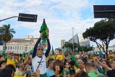 Cássia Kis foi vista novamente em manifestação bolsonarista