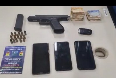 PM prende miliciano na Baixada Fluminense