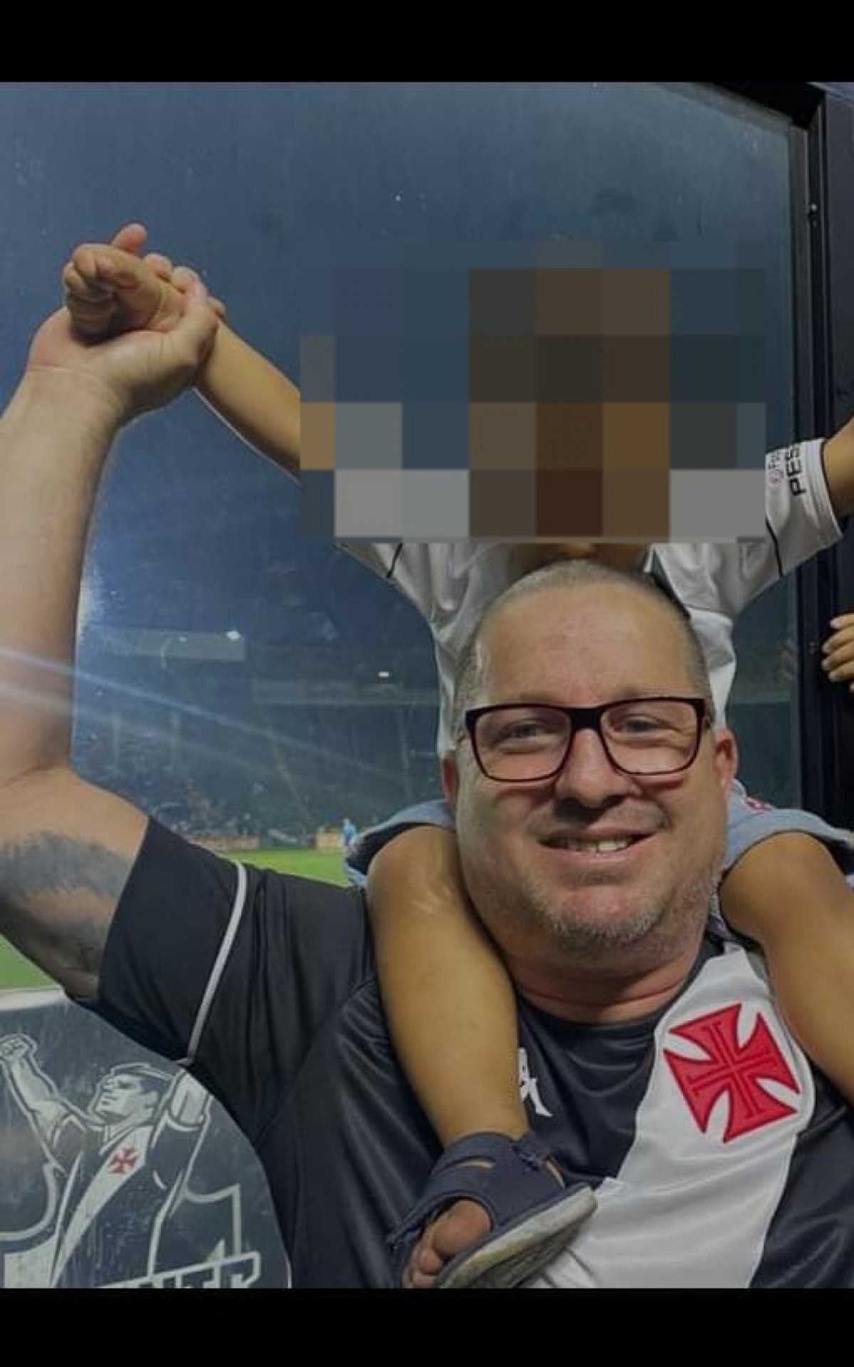 Marcos Paulo Jesus do Nascimento, 45 anos, foi morto a tiros em bar em Piedade após comemorar acesso do Vasco  - Foto: Reprodução