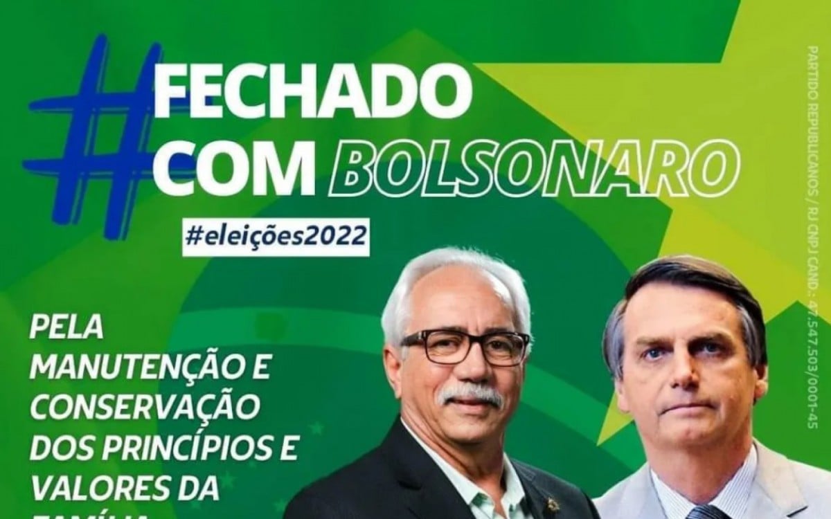 Pastor Luiz Antônio Vieira já havia se candidatado duas vezes, nas eleições de 2020, como vice-prefeito e no pleito deste ano, quando tentou o cargo de deputado federal pelo Republicanos - Reprodução / Internet