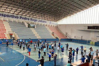 #NovembroAzul: aulão de alongamento para conscientização e prevenção do câncer de próstata