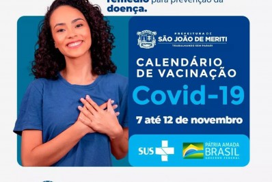 Vacinação: Saúde de Meriti recomenda quarta dose contra covid-19