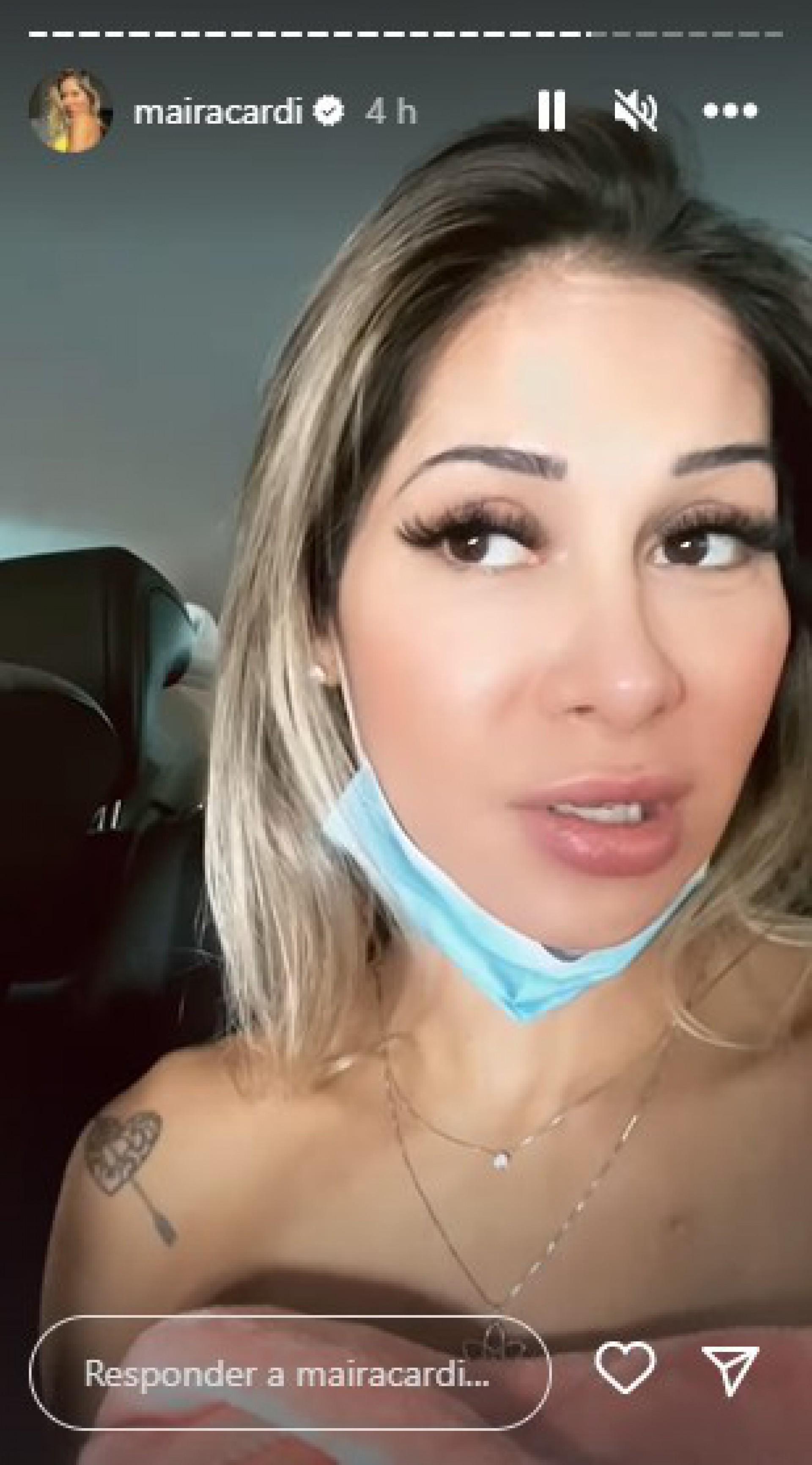 Maira Cardi tira sua roupa para ajudar Sophia, e viaja apenas com um  cobertor | Celebridades | O Dia