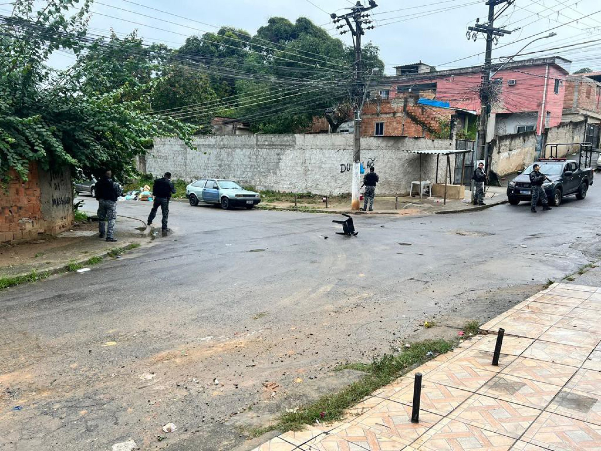 Polícia Militar atua no Complexo da Mangueirinha, em Duque de Caxias - Divulgação / Polícia Militar