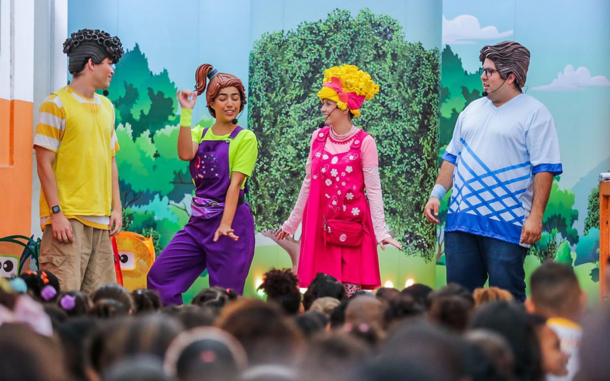 Os atores conseguiram, de forma simples, passar as mensagens de cidadania, sustentabilidade e de outros temas para os alunos