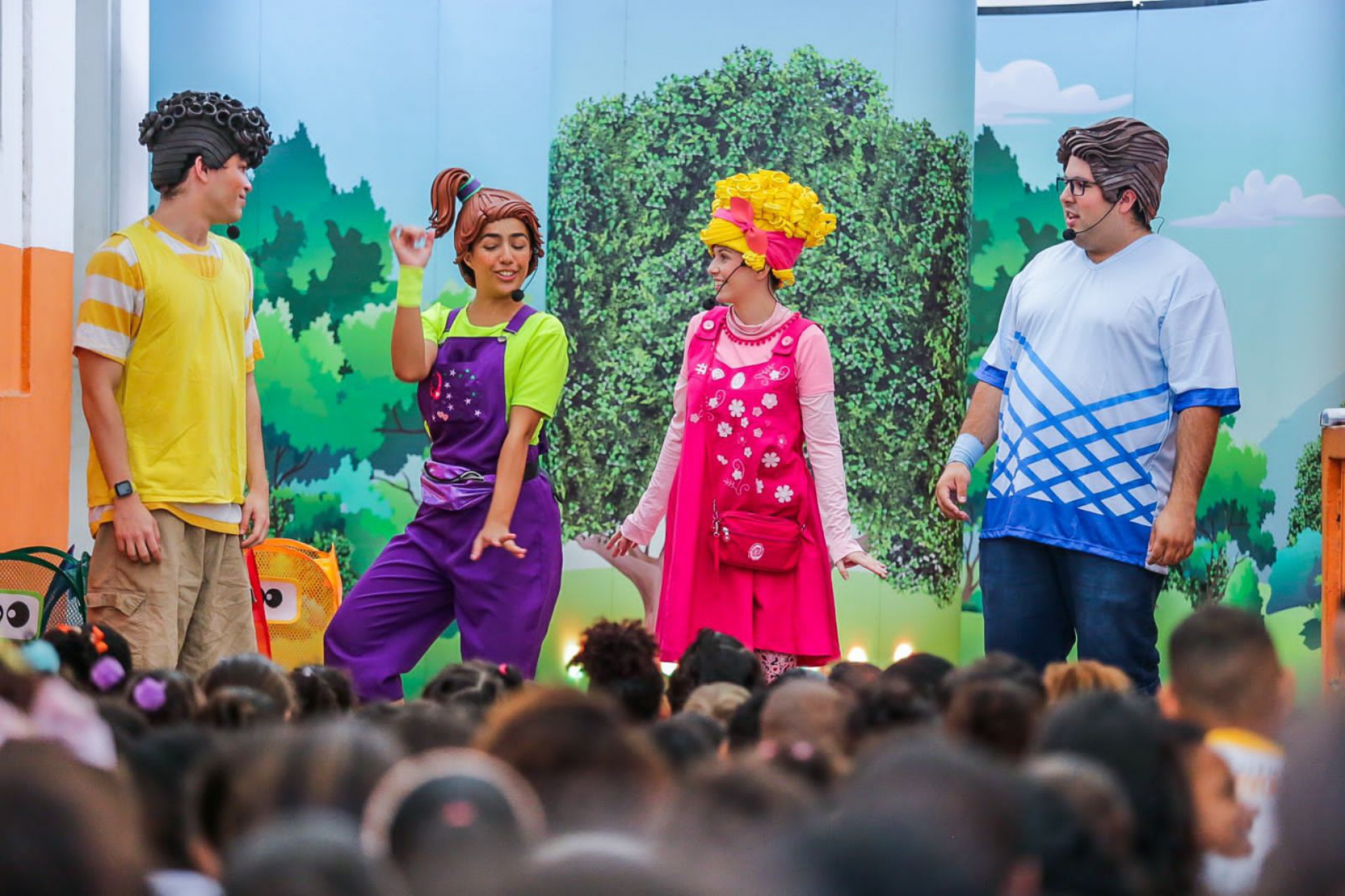 Os atores conseguiram, de forma simples, passar as mensagens de cidadania, sustentabilidade e de outros temas para os alunos - Rafael Barreto / PMBR