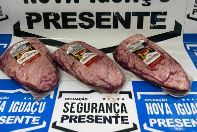 Agentes do Segurança Presente de Nova Iguaçu prendem em flagrante homem por furtar três peças de picanha