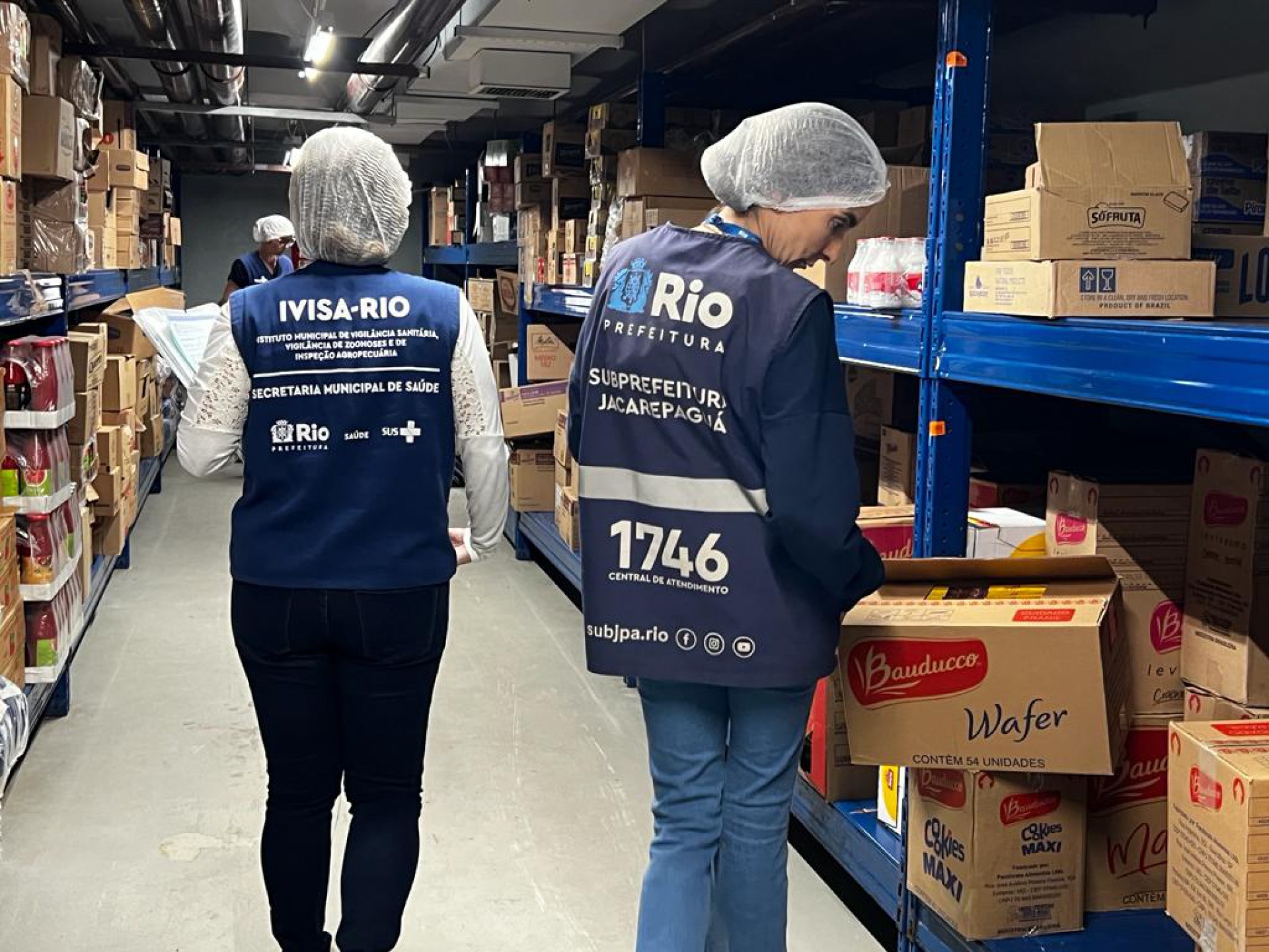 INVISA faz fiscaliza&ccedil;&atilde;o e interdita supermercado em Jacarepagu&aacute; - Divulga&ccedil;&atilde;o