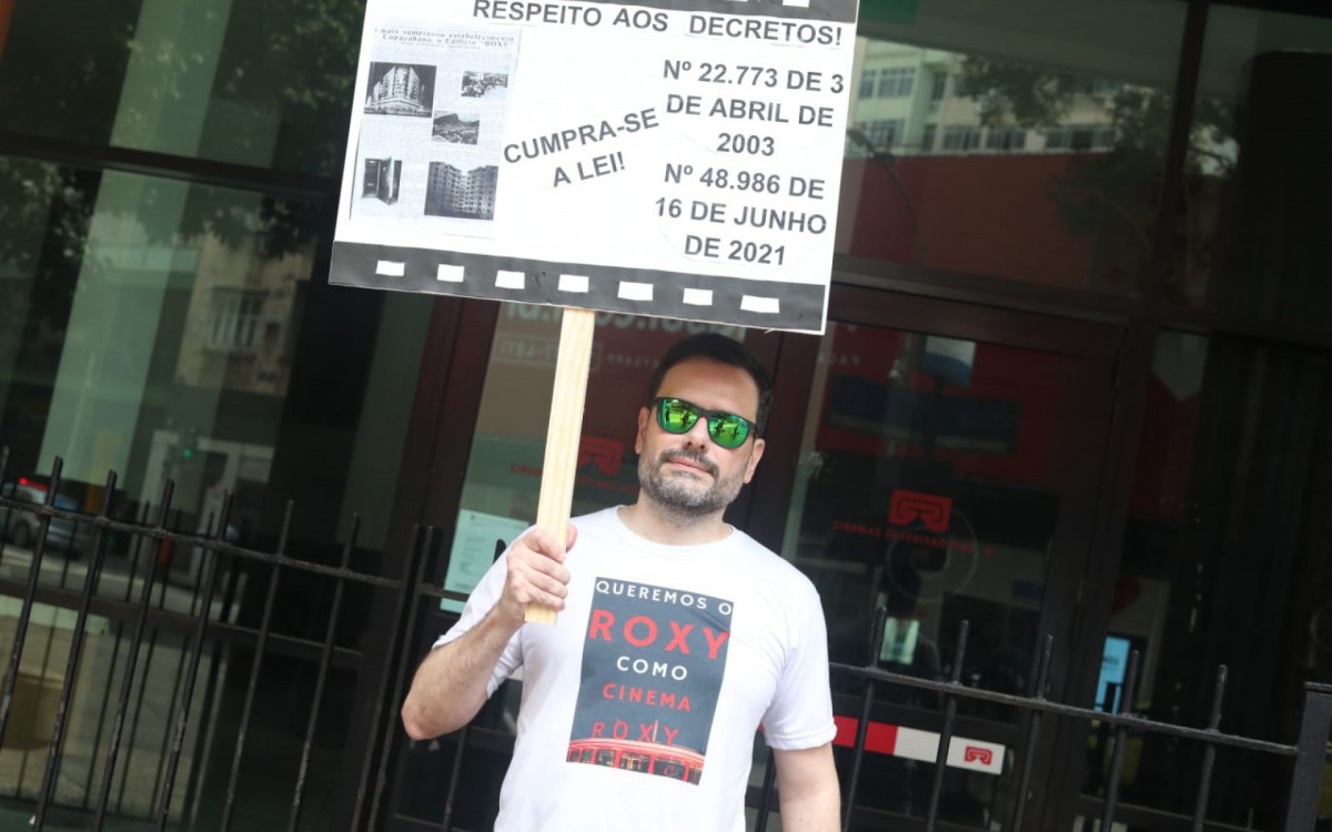 Guilherme, morador de Copacabana, acredita que o Roxy &eacute; um patrim&ocirc;nio cultural