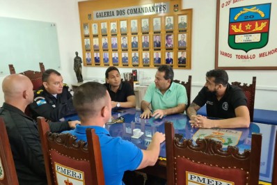 Reunião entre 20º BPM e Prefeito alinha melhorias na integração de forças na segurança de Nilópolis