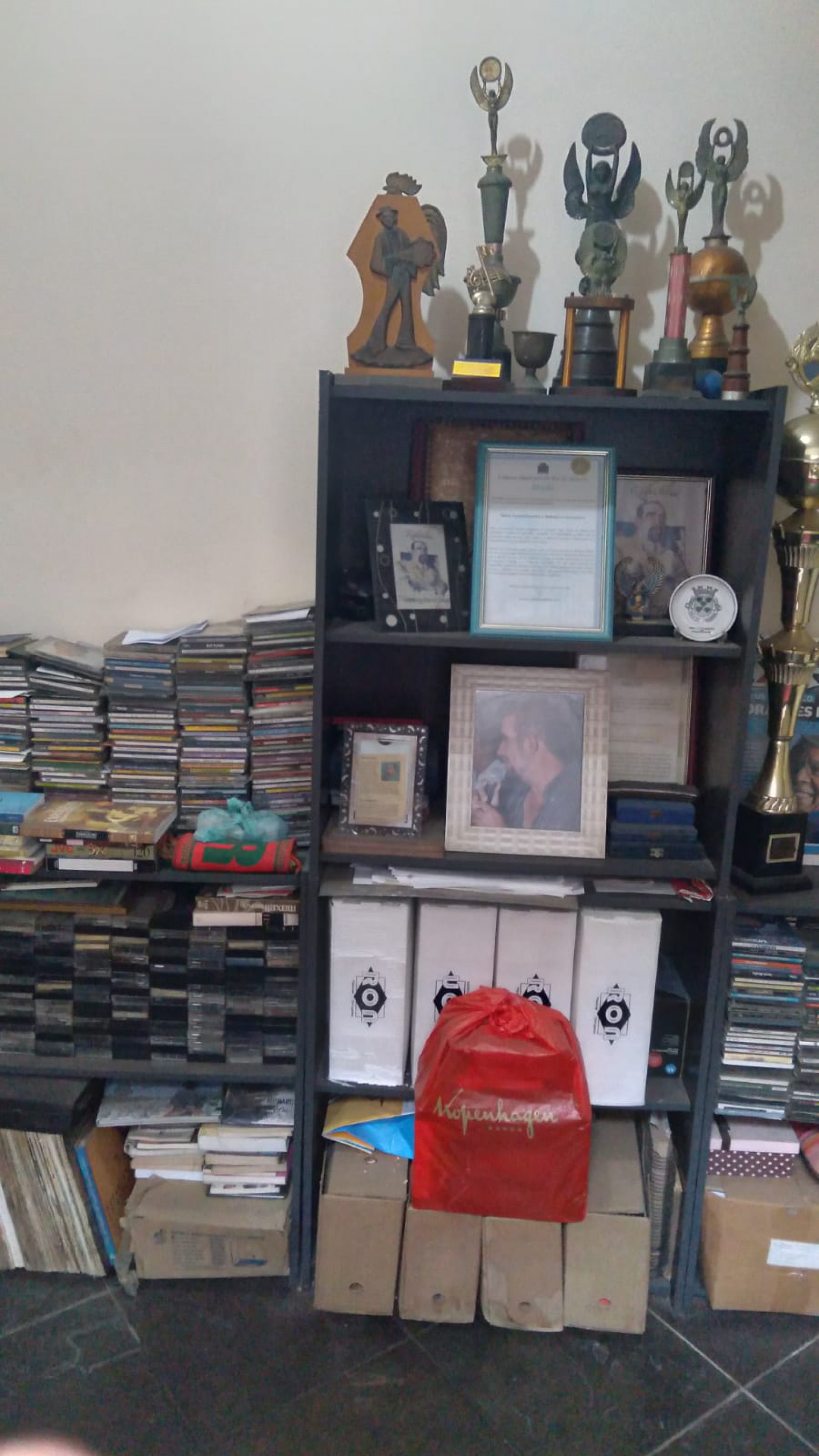 Denize fez um acervo de Ratinho em casa - Arquivo Pessoal