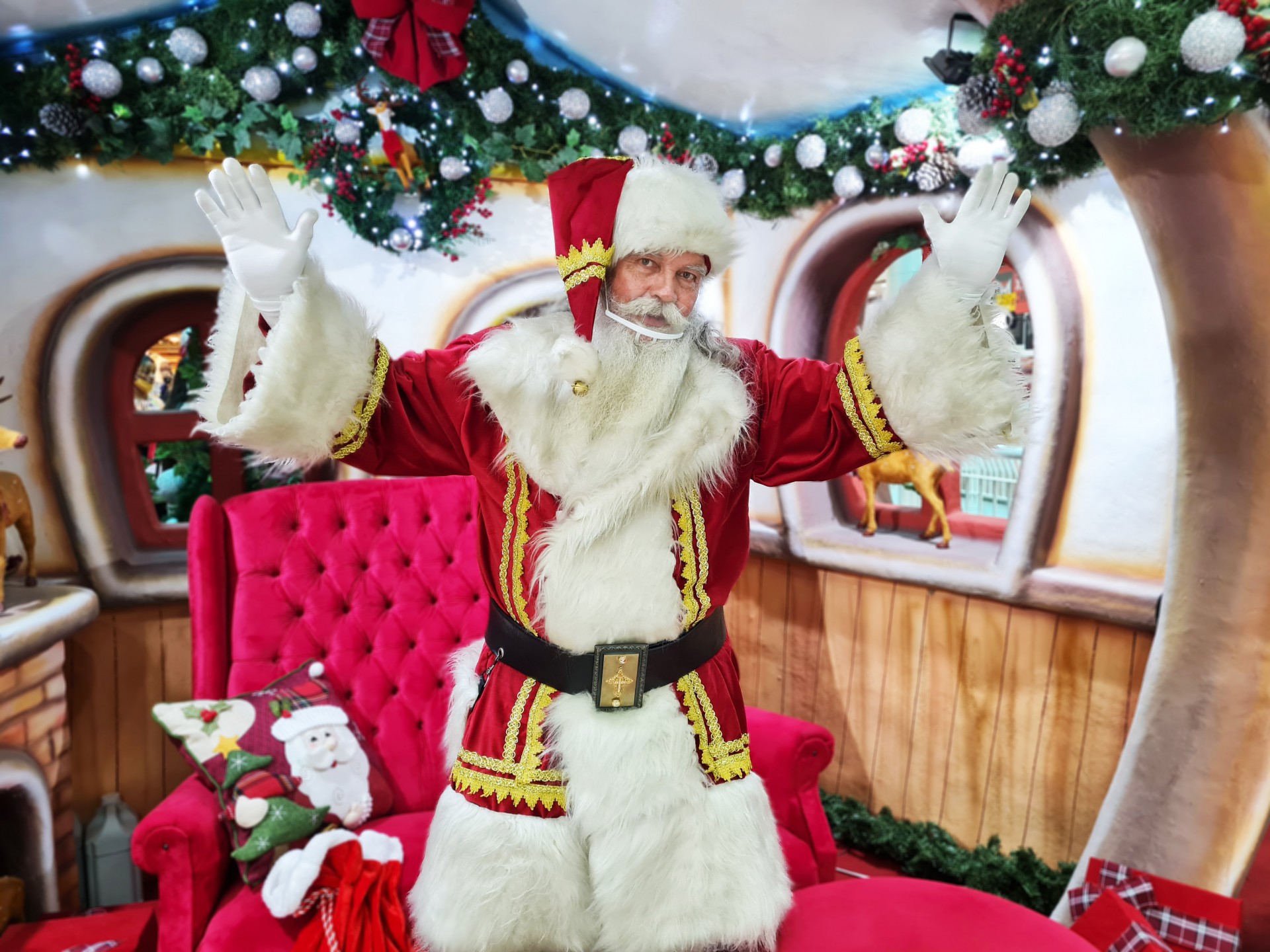 Papai Noel chega ao West Shopping neste domingo - Divulgação