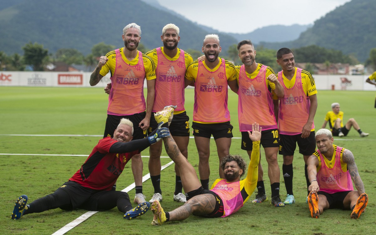 Treino no Ninho - 11-11-2022. Foto: Marcelo Cortes / Flamengo