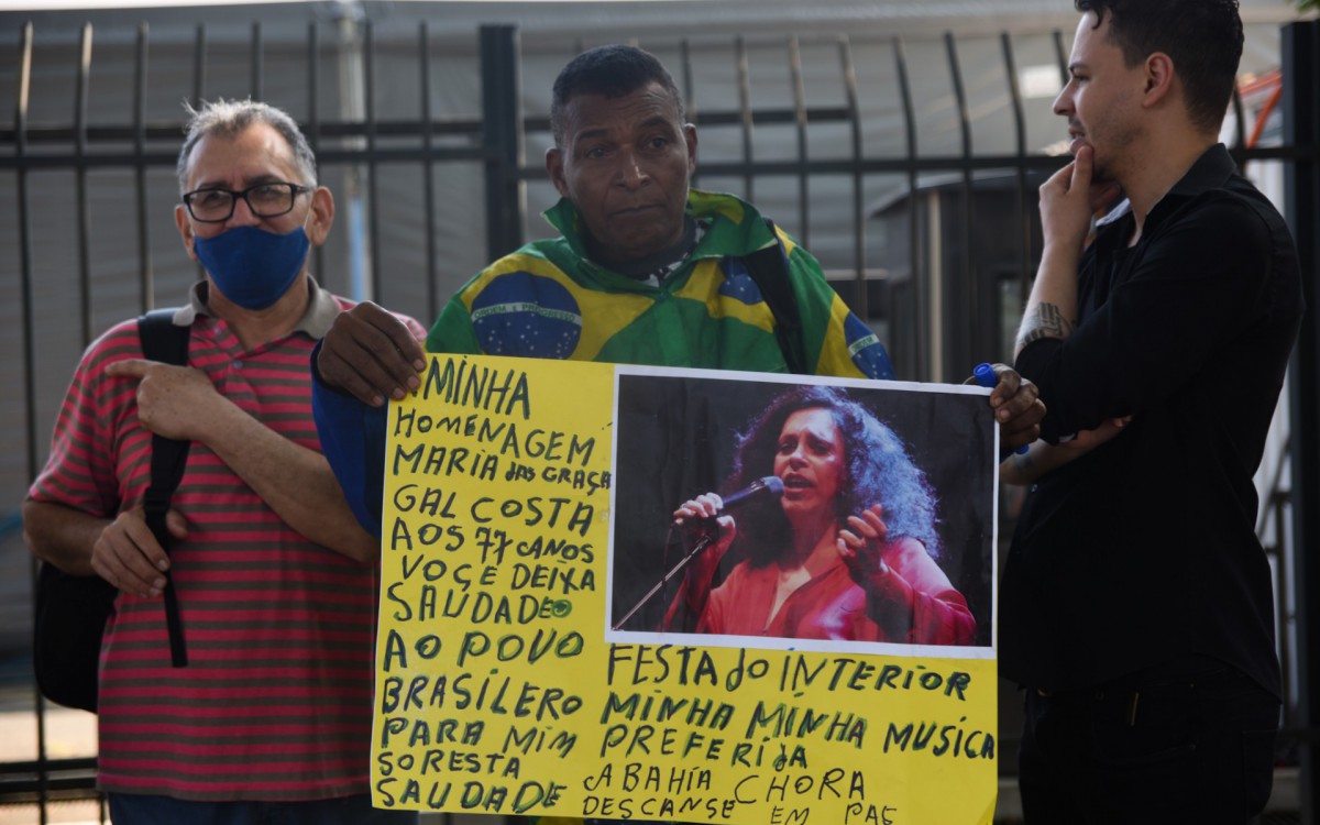 Corpo da cantora Gal Costa &eacute; velado na Alesp, nesta sexta-feira