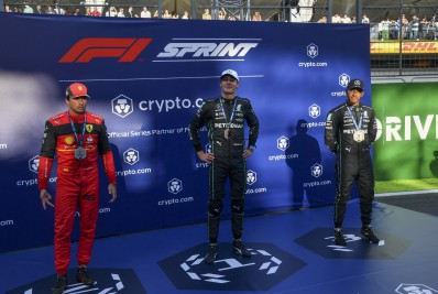 Russell ganha corrida sprint do GP de São Paulo de F-1 e Mercedes domina 1ª fila