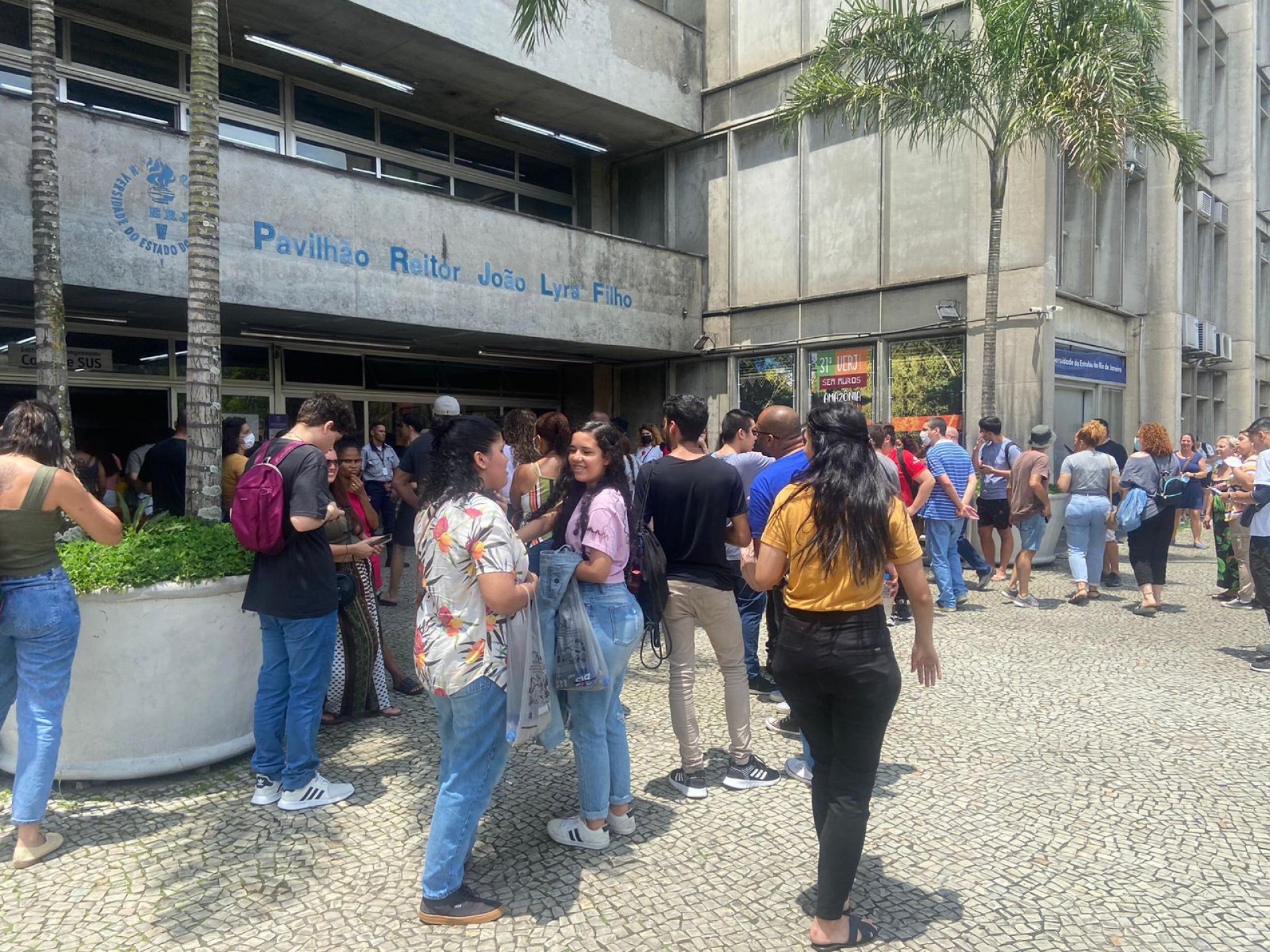 A Uerj concentrou grande n&uacute;meros de candidatos do Enem - Brenda S&atilde;o Paio/Ag&ecirc;ncia O Dia