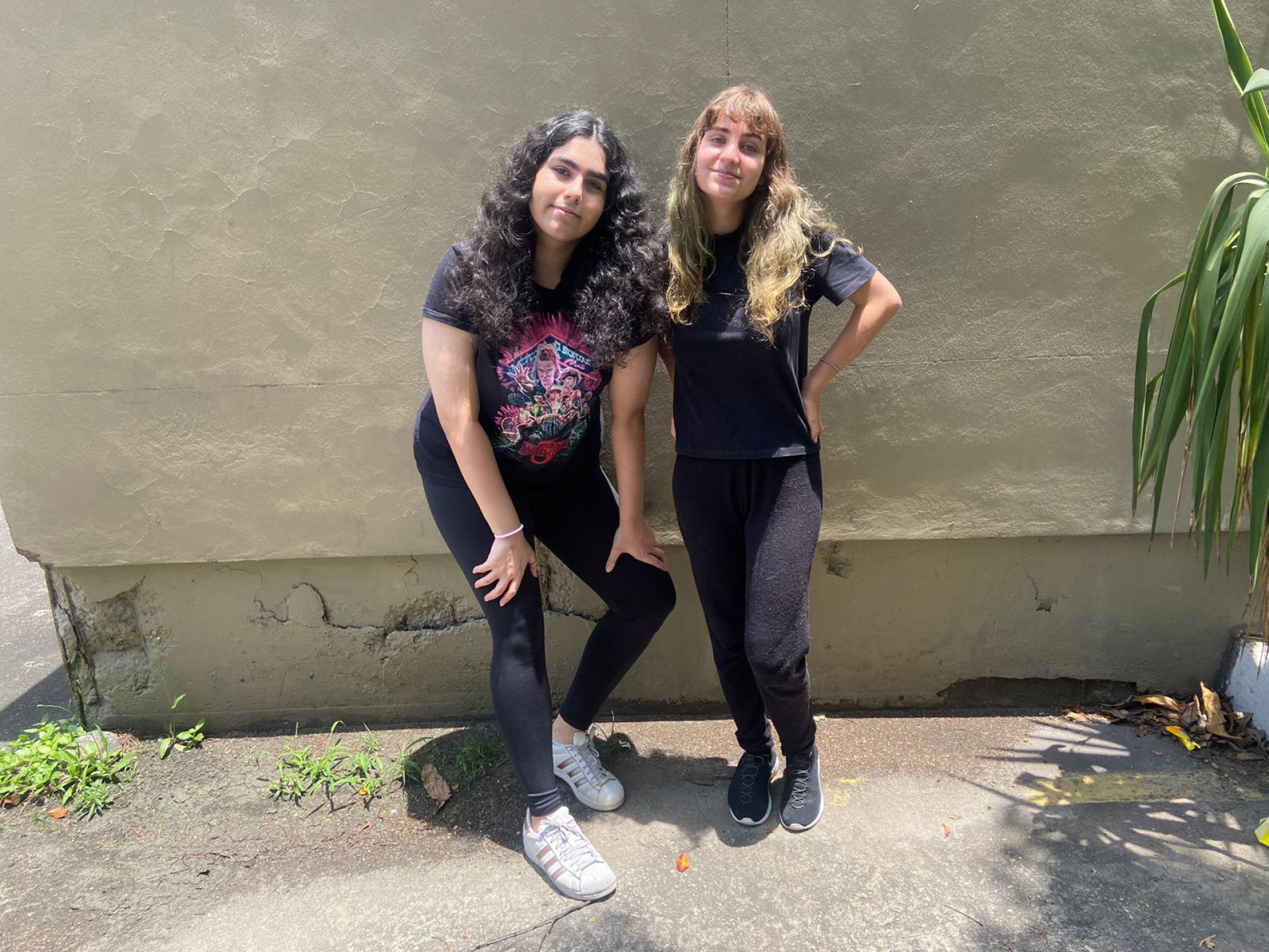 Erika Falcon Palhares, 17 anos, e Beatriz Noleto, 17, estão fazendo o Enem na Uerj - Redação O Dia