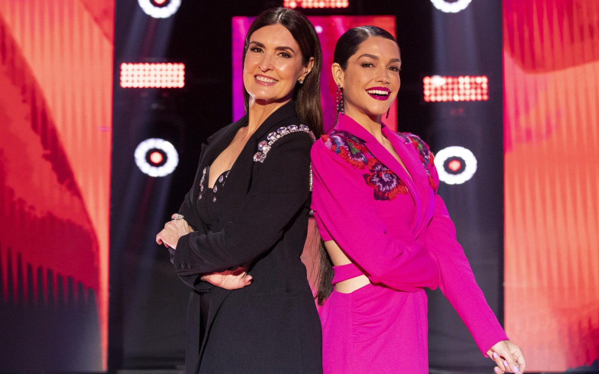 Fátima Bernardes e Thais Fersoza - João Cotta / TV Globo