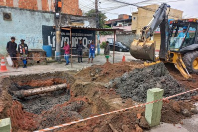 Obras de interligação garantem o fornecimento de água regular para mais de 30 mil moradores da Chatuba