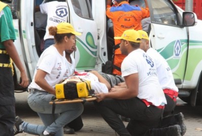Caxias capacita voluntários e faz teste de sirenes em áreas de risco