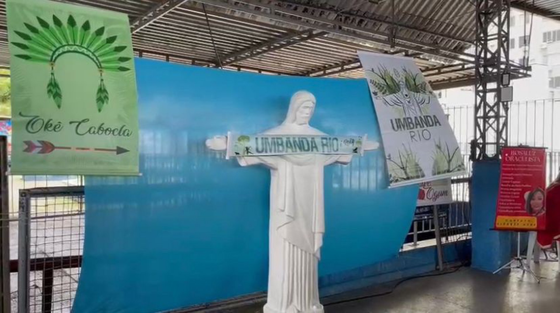 Encontro de terreiros no Clube dos Suboficiais e Sargentos da Aeronáutica, em Cascadura - Divulgação / Umbanda Rio