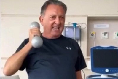 Galvão Bueno recebe alta após ser internado com covid-19