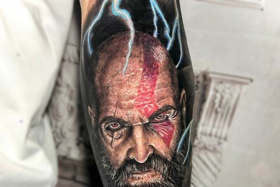 GOW: tatuagens de 'Kratos' vem se popularizando entre fãs do game