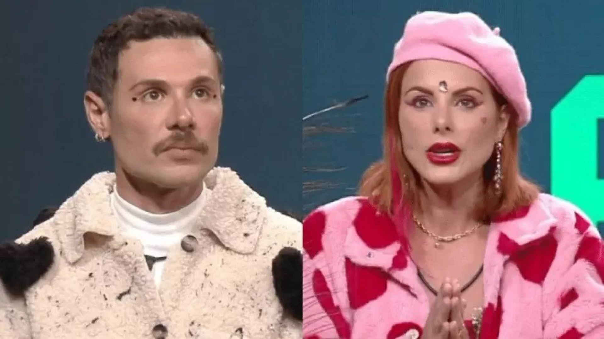 Alex Gallete e Deborah Albuquerque trocaram farpas fora do reality show  - Reprodução