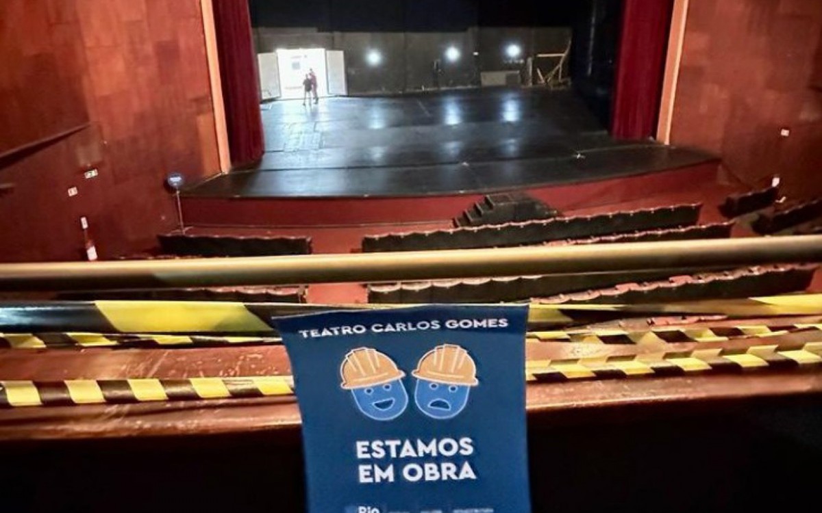 Teatro Carlos Gomes passa por reforma 