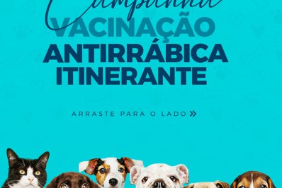 Praça da Bandeira recebe Campanha de Vacinação Antirrábica nesta quinta (17)