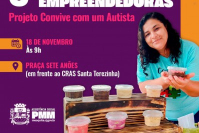 Praça Sete Anões recebe 3ª Edição da Feira de Mães de Autistas Empreendedoras nesta sexta (18)