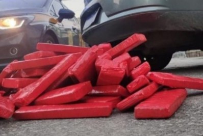 Homem preso pela Polícia Rodoviária Federal na BR 101 em Mangaratiba por tráfico de drogas