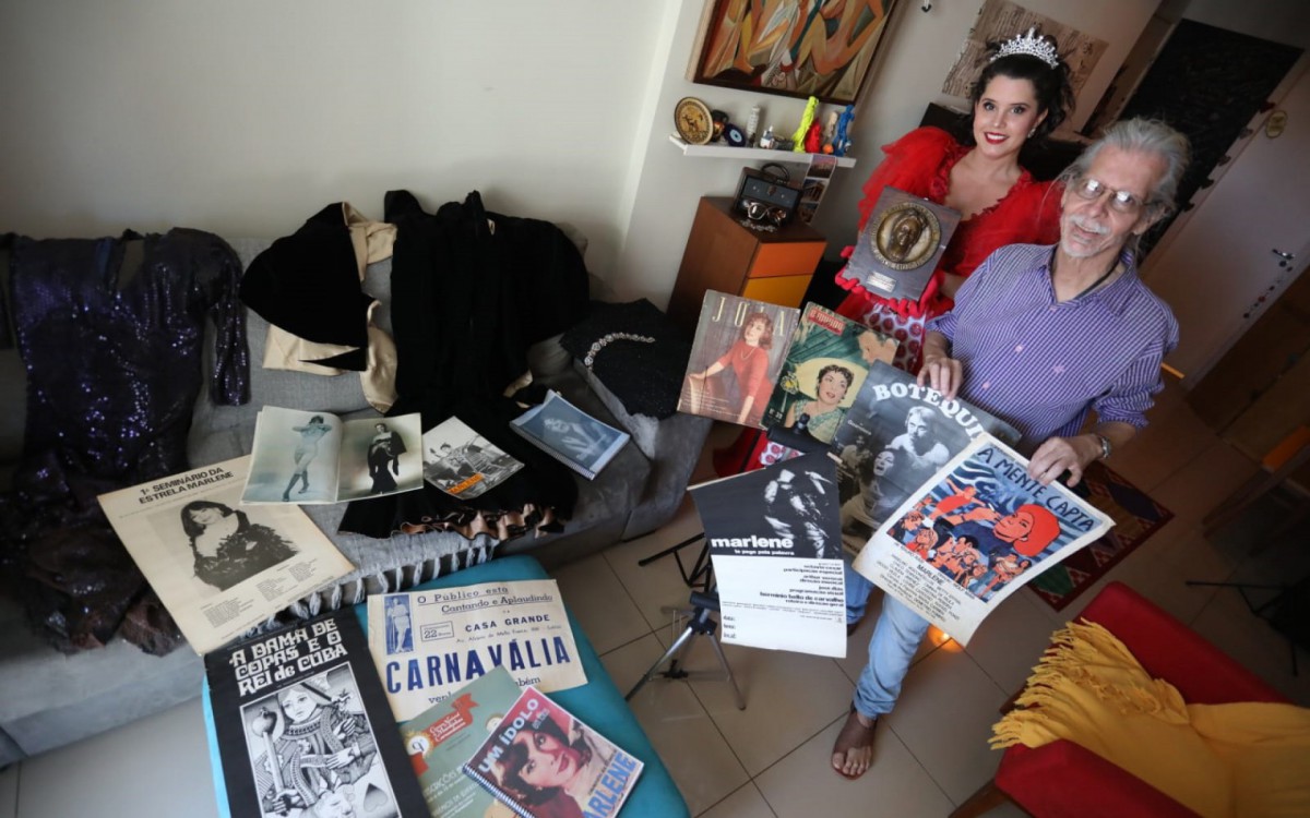 Mona Vilardo lan&ccedil;ara livro sobre Marlene junto com Cezar Sep&uacute;lveda coordenador da Associa&ccedil;&atilde;o Marlenista do Rio de Janeiro (Amar) 