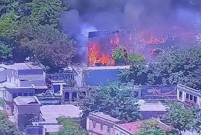 Incêndio atinge Estúdios Globo, antigo Projac