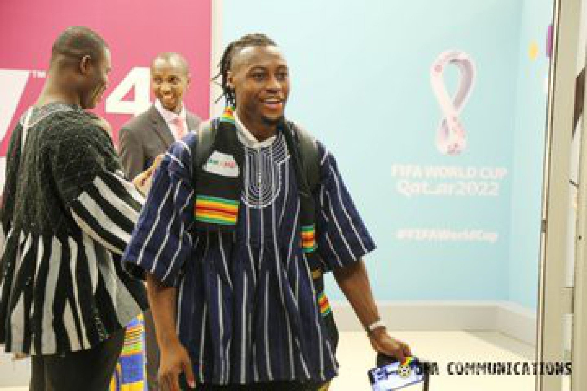 Seleção de Gana chegou ao Catar cheia de estilo - Divulgação