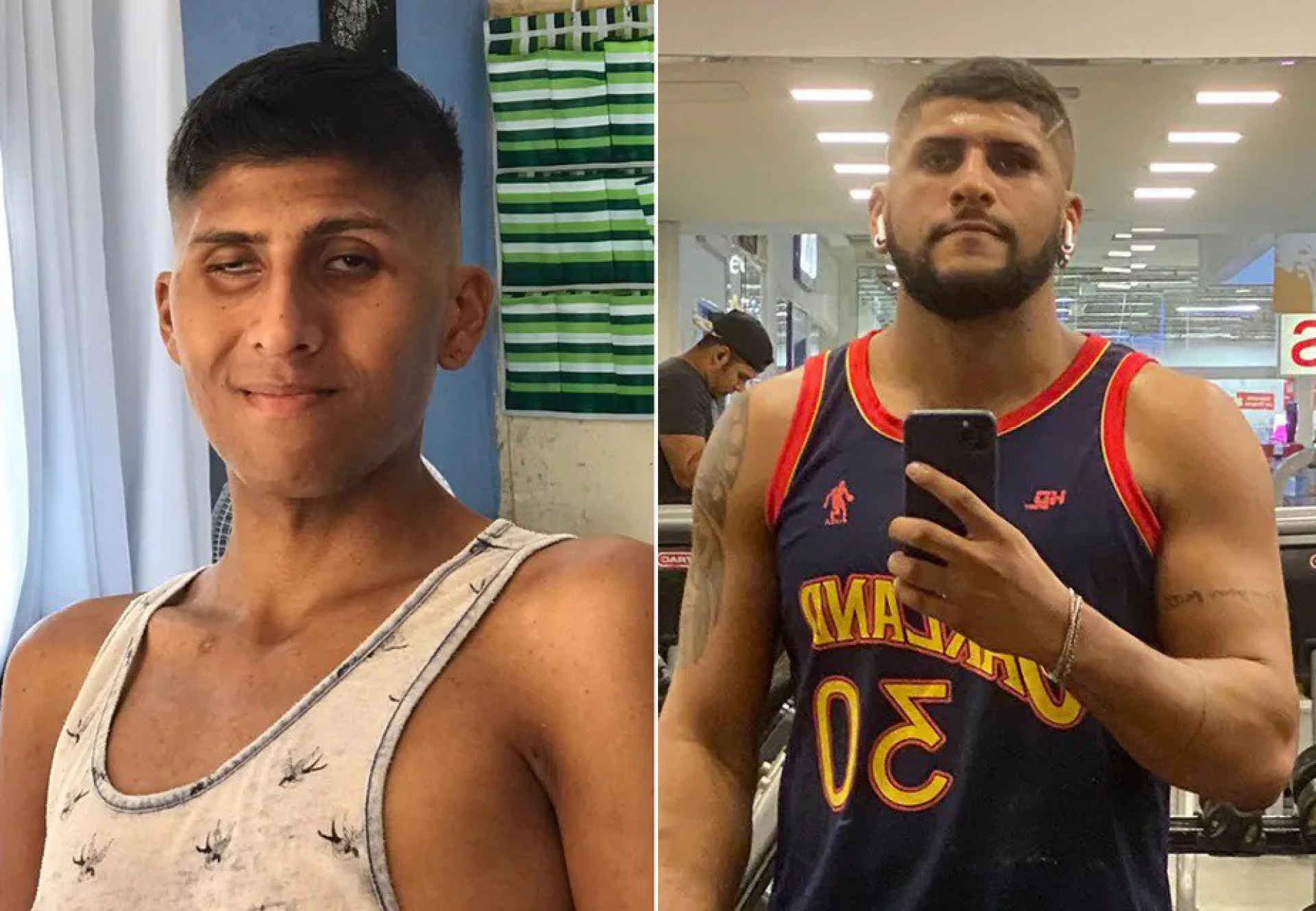 Influenciador Victor Ramos mostra antes e depois do diagnóstico de HIV e surpreende seguidores - Reprodução Internet